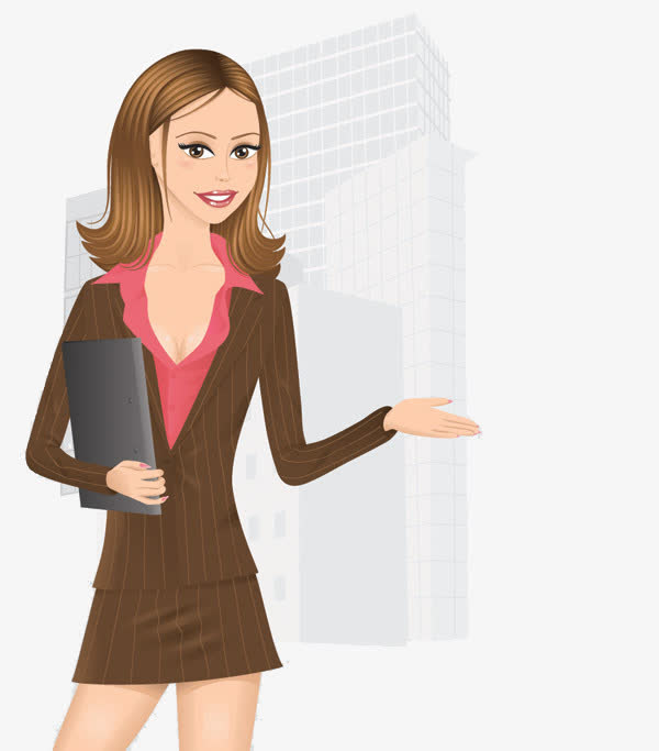 职业女性矢量素材