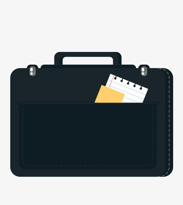 黑色公文包素材免费下载_觅元素