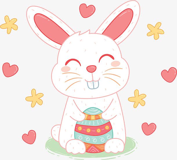 可爱小白兔