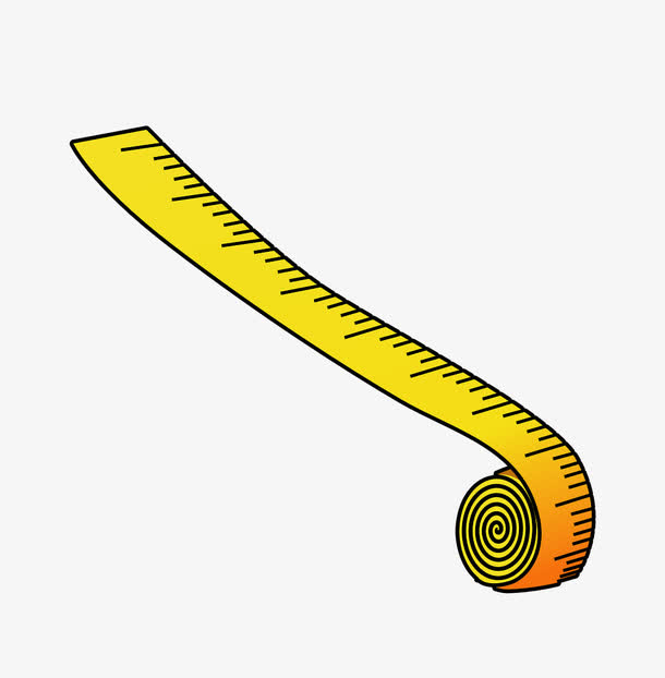 手绘卷尺