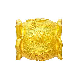 周大福黄金吊坠