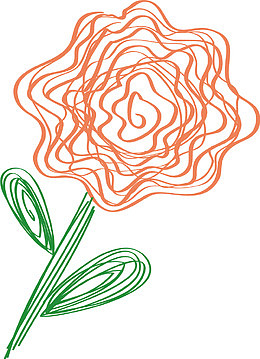 手账涂鸦一朵小花