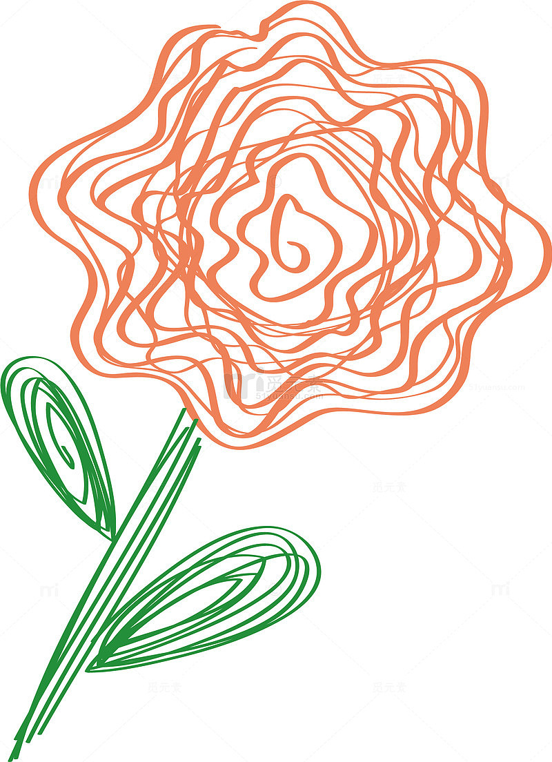 手账涂鸦一朵小花