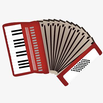 手绘手风琴png俄罗斯主题插画png两个音乐女孩png手风琴png乐器男人