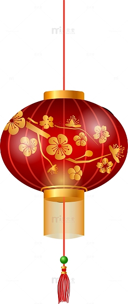 一个红色大灯笼