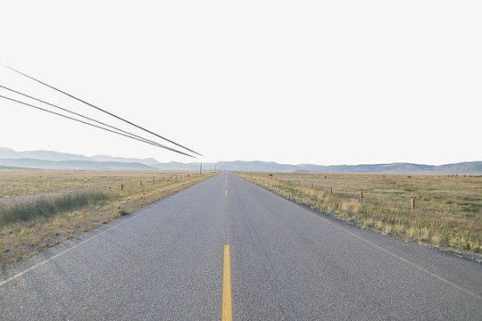 直公路素材_直公路图片元素-觅元素