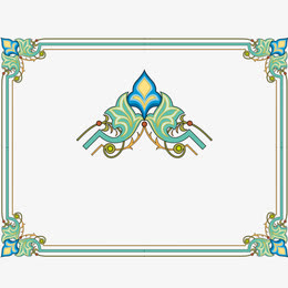 少数民族花纹边框花纹