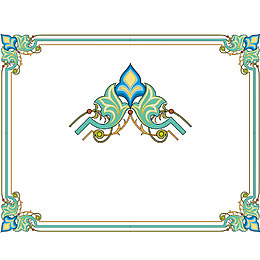 少数民族花纹边框花纹