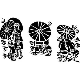 黑色傣族生活剪影