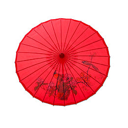 红色油纸伞