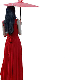 美女背影素材