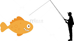 湖边钓鱼