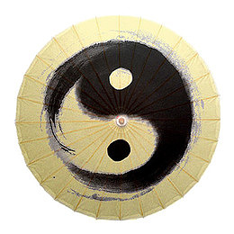 阴阳鱼油纸伞