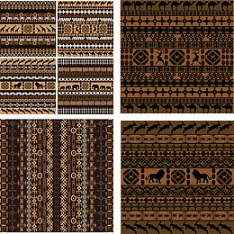 非洲土著民族花纹矢量素材