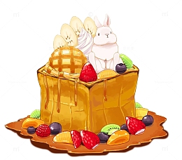 手绘美食