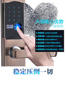 指纹锁广告