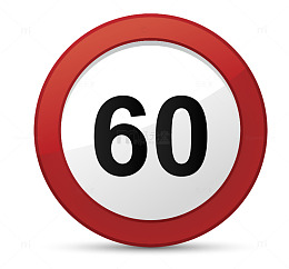 交通标示限速60