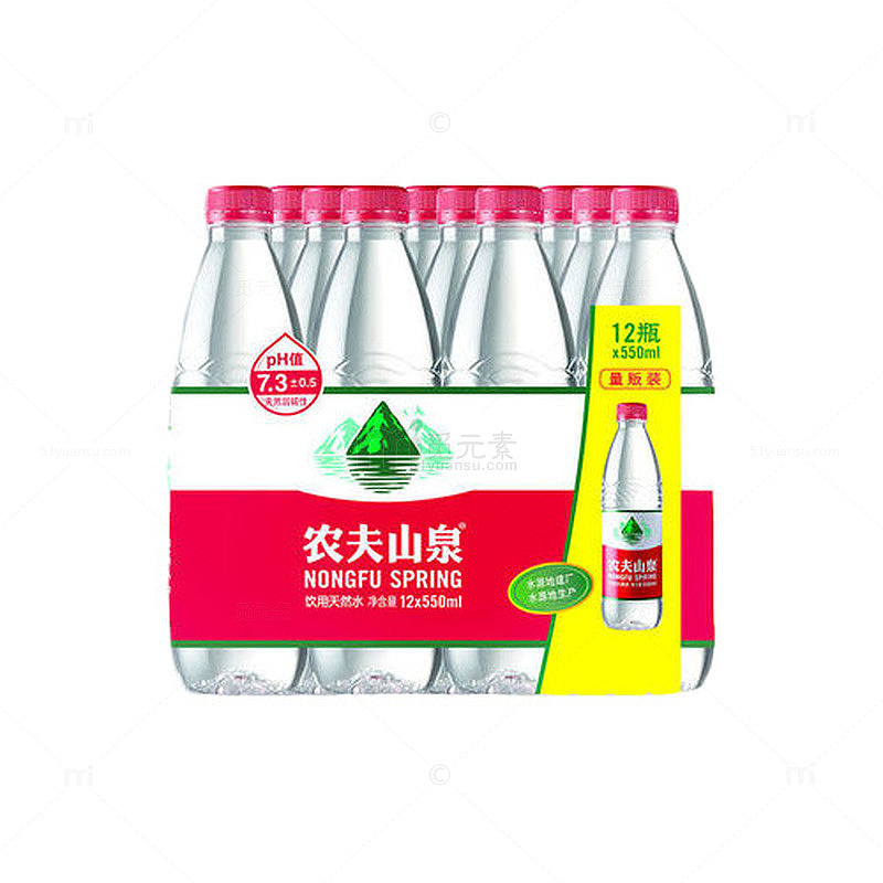 农夫山泉矿泉水产品实物
