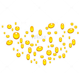 瓶酒水滴矢量图