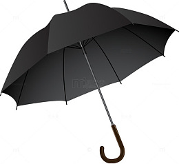 黑色雨伞