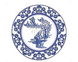青花瓷盘子