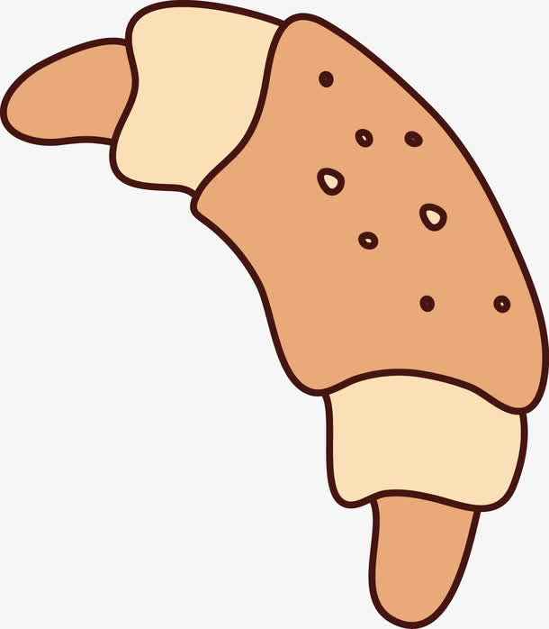 牛角包素材免费下载_觅元素