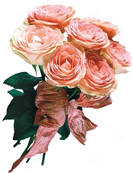 抽象鲜花素材庆典花卉 一束玫瑰