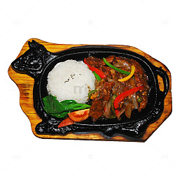 铁板黑椒炒牛肉