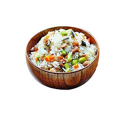 青豆胡萝卜炒饭