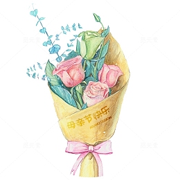 母亲节快乐花束