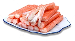 一盘子蟹肉棒