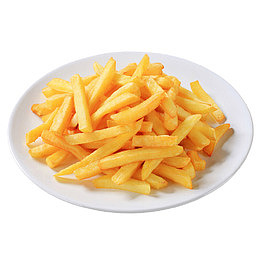 美食油炸土豆条