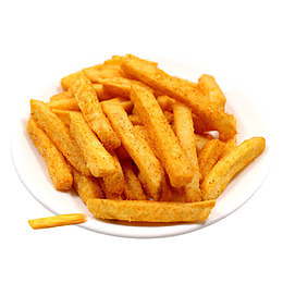 美味小吃香辣土豆条