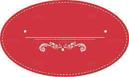 红色花纹边框纹理