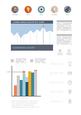 网页设计矢量素材