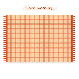 格子餐垫