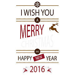 圣诞艺术字祝福语矢量图