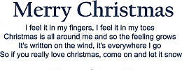 圣诞节英文祝福语艺术字