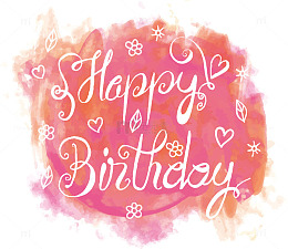 生日快乐矢量图