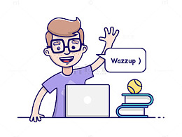 办公室扁平化小人