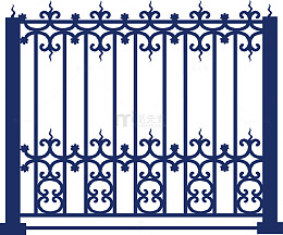 欧式花纹围栏