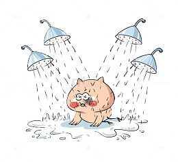 卡通淋浴头