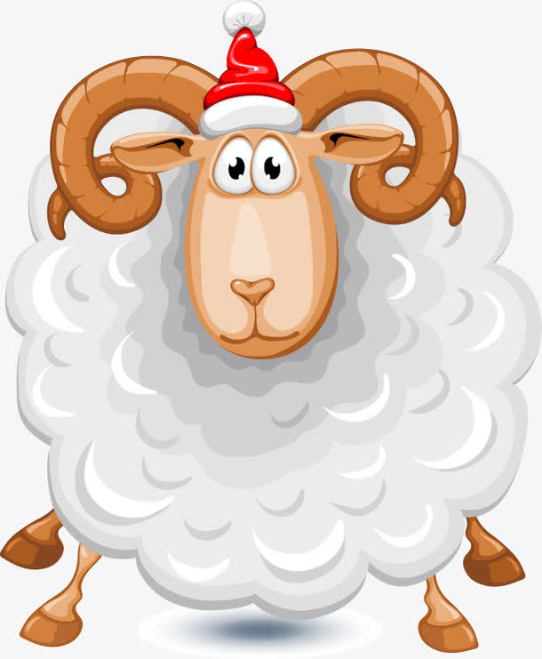 卡通手绘羊