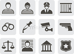 警察罪罚法院图标