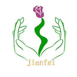 手捧花绿色减肥logo