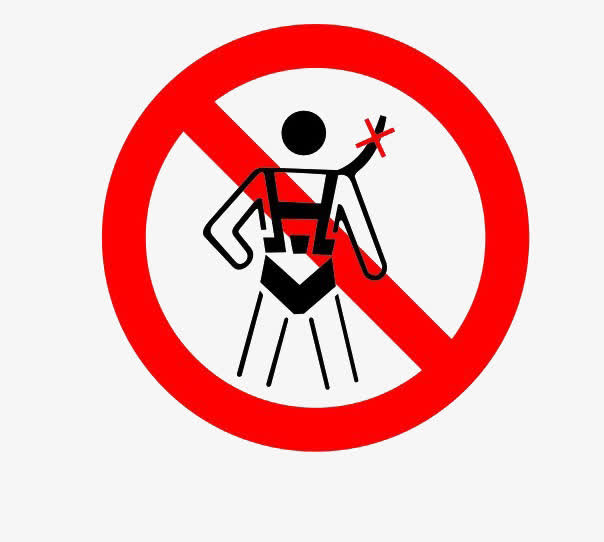 请系安全带警告提示安全防范标志