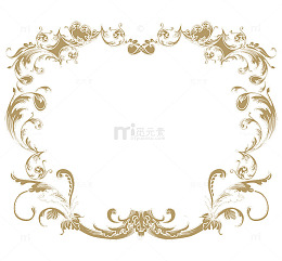 精美欧式花纹欧式边框素材