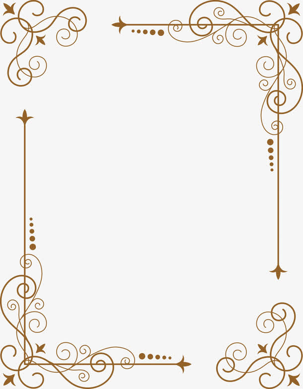 复古边框装饰