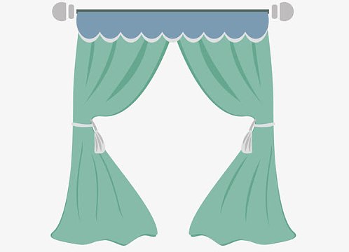 现代风小清新窗帘