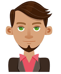 卡通商务男人素材